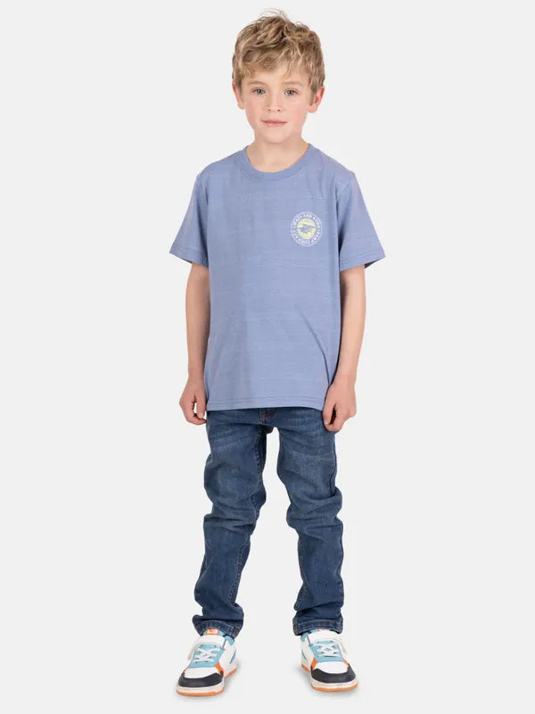 Polera Niño Tropical Purple
