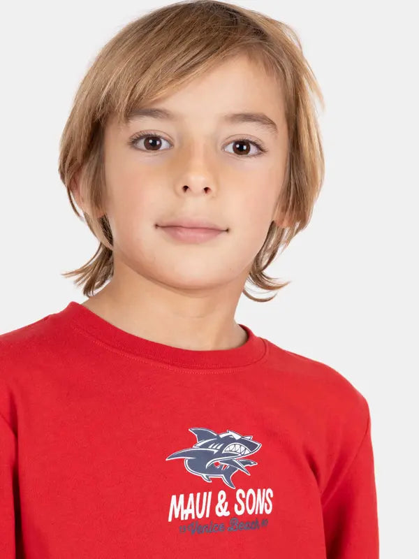 Polera Niño Ride Red