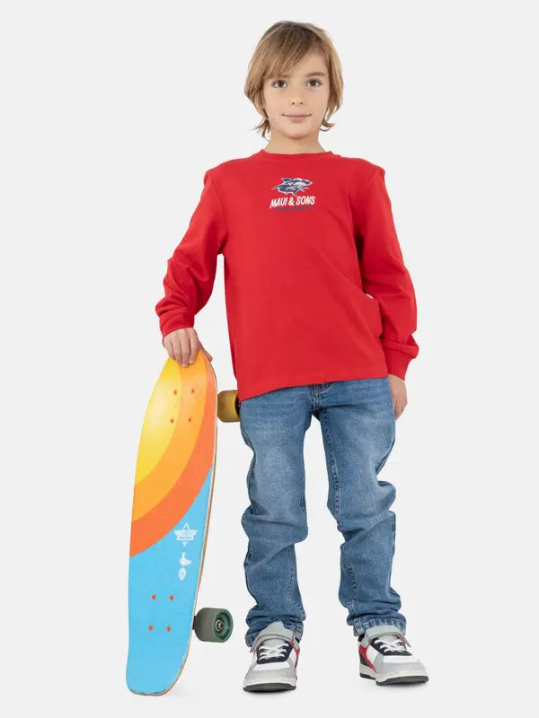 Polera Niño Ride Red