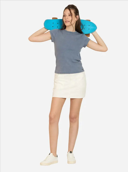 Polera Mujer Azure Bloom Blue