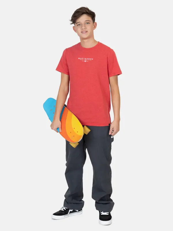 Polera Niño Neon Drift Red