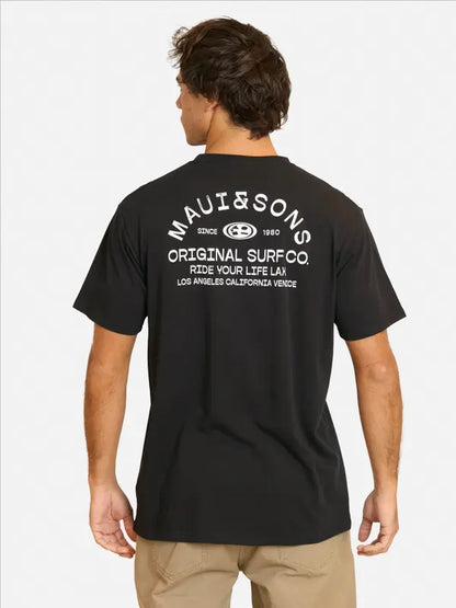 Polera Hombre Eco Surf Black