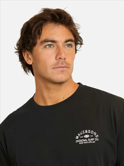 Polera Hombre Eco Surf Black