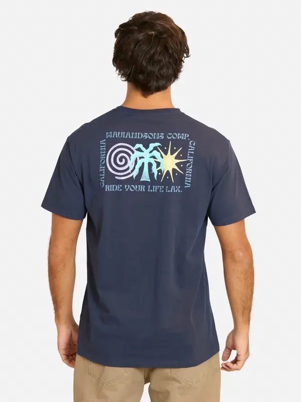Polera Hombre Aloha Organic Navy