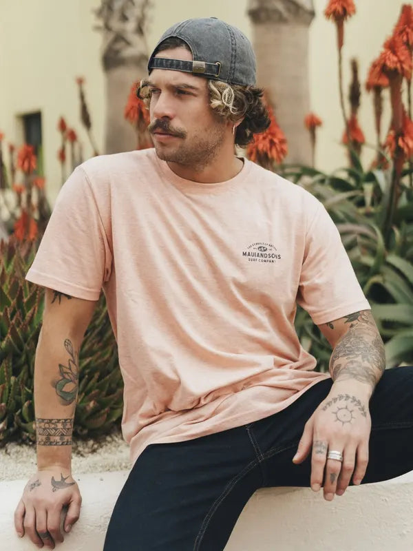 Polera Hombre Crew Orange