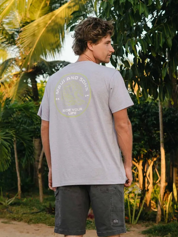 Polera Hombre Melange Ride Purple