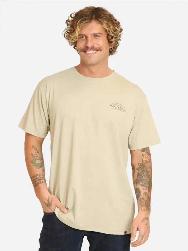 Polera Hombre Ring Brand Beige