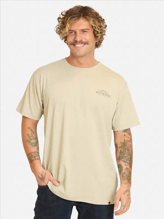 Polera Hombre Ring Brand Beige