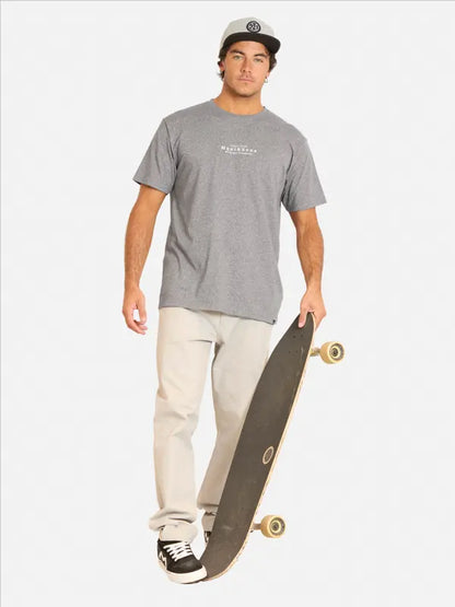 Polera Hombre Textured Ride Grey