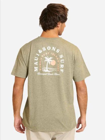 Polera Hombre Twist Wave Green