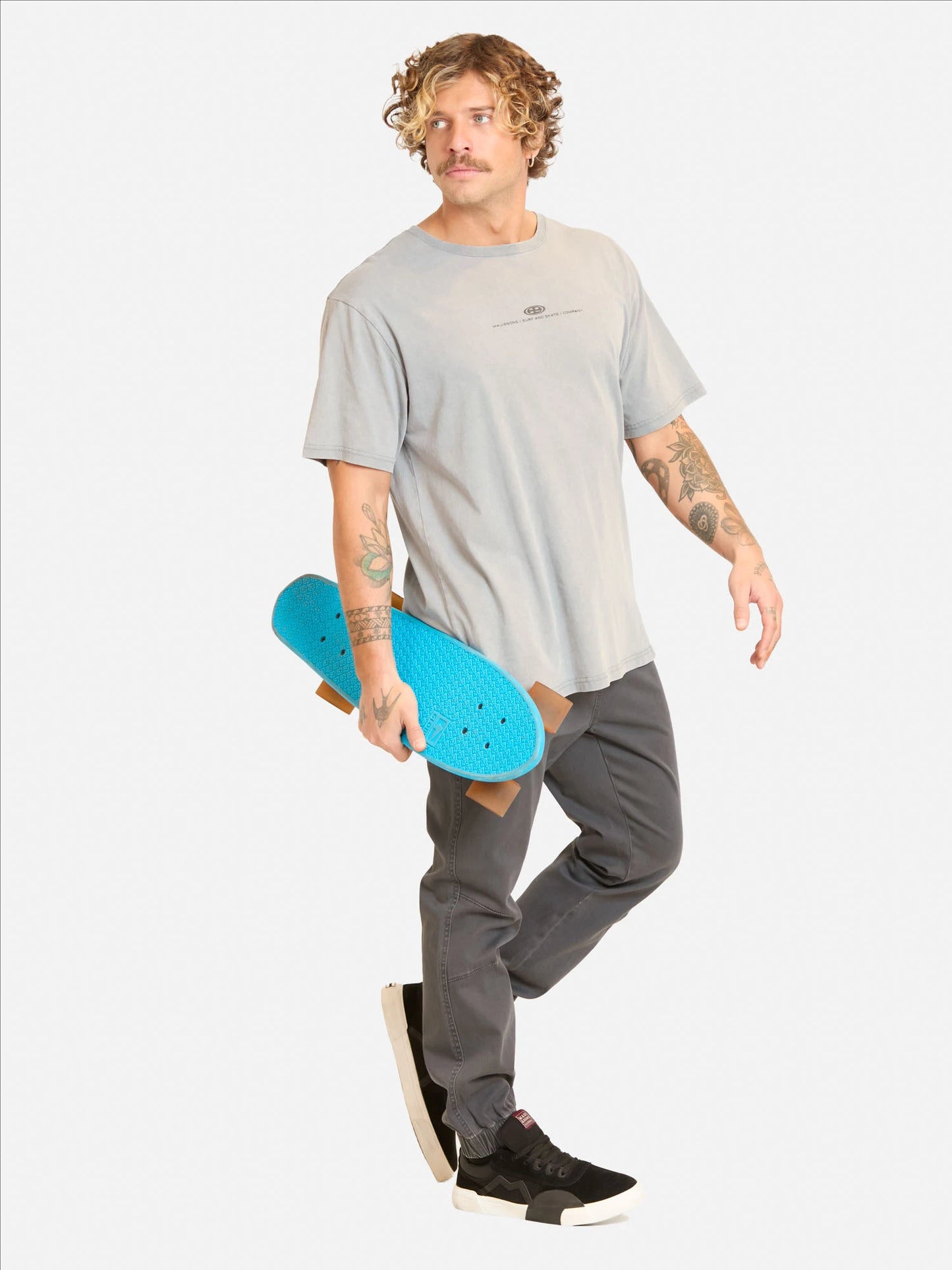 Polera Hombre Tidal Signal Gris