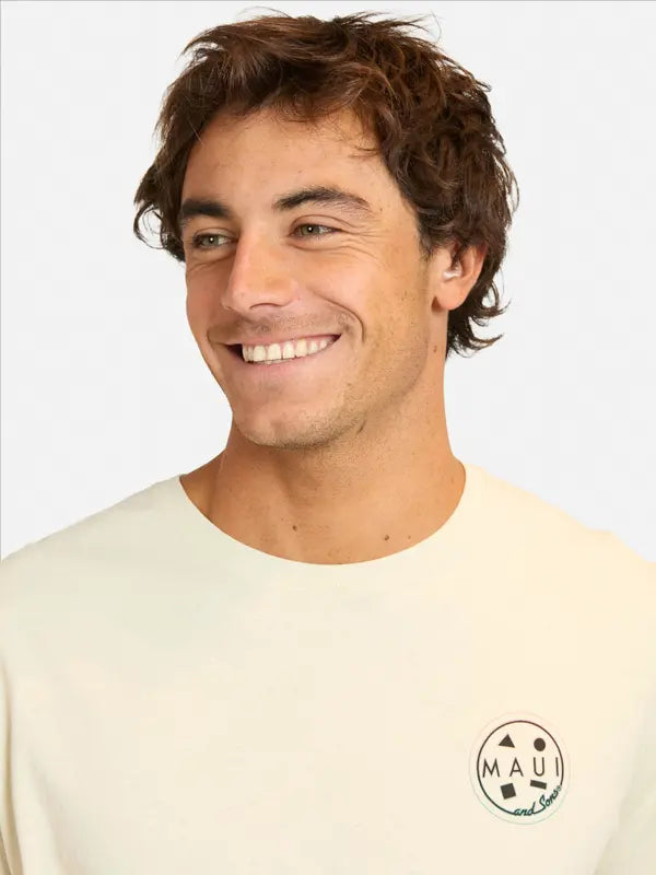 Polera Hombre Neon Cookie Beige