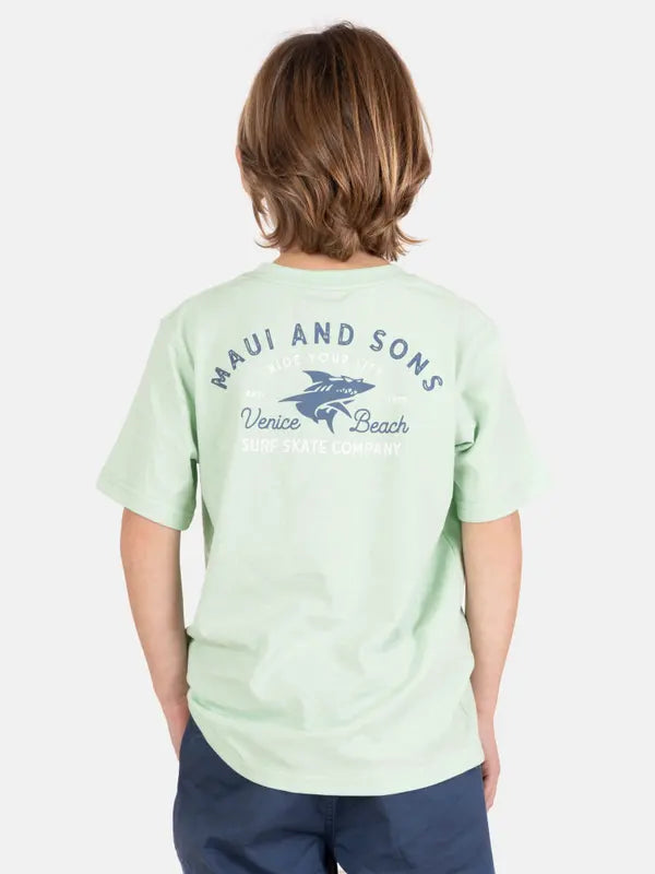 Polera Niño Surf Skip Green