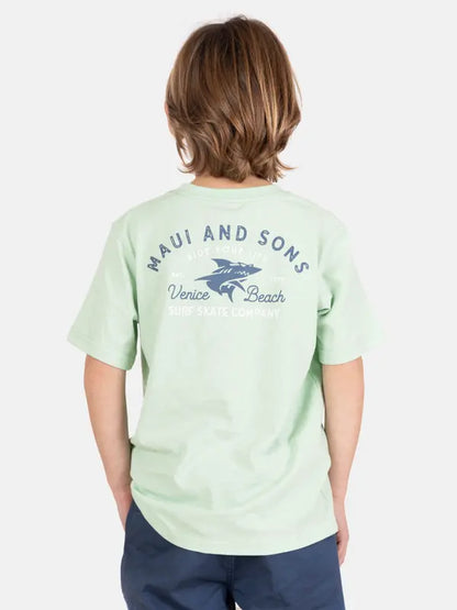 Polera Niño Surf Skip Green