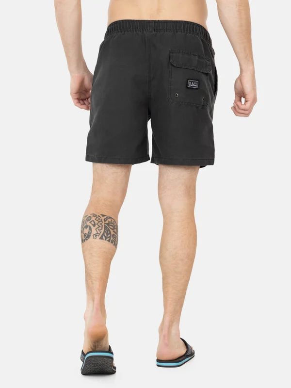 Traje de Baño Hombre Swell Track Negro