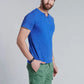 Polera Hombre Henley Oregon Lt. Blue