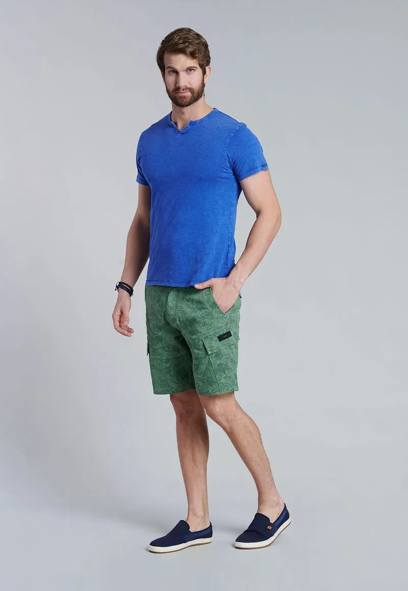 Polera Hombre Henley Oregon Lt. Blue