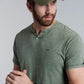 Polera hombre Henley Oregon Military