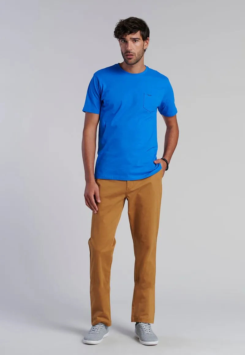 Pantalón Hombre Twill Regular Camel