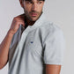 Polera Hombre Básica Pique Grey Melange