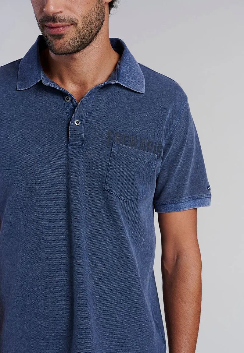 Polera Hombre Polo Hawai Navy