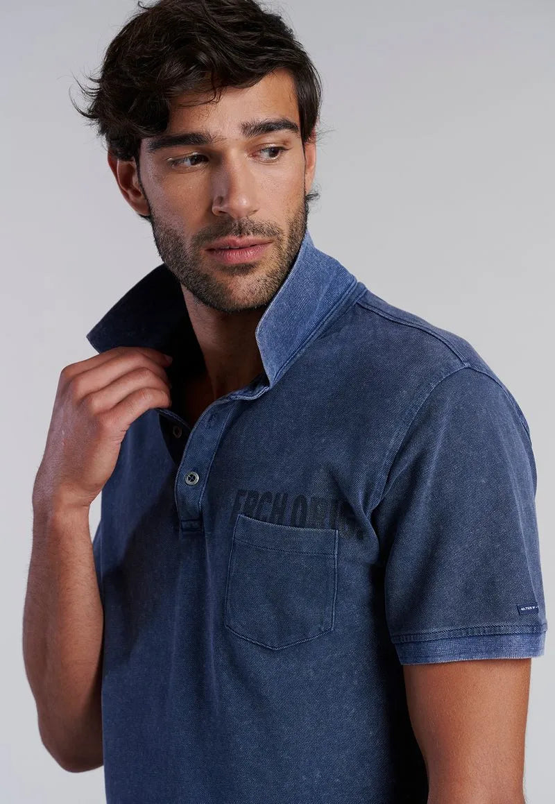 Polera Hombre Polo Hawai Navy