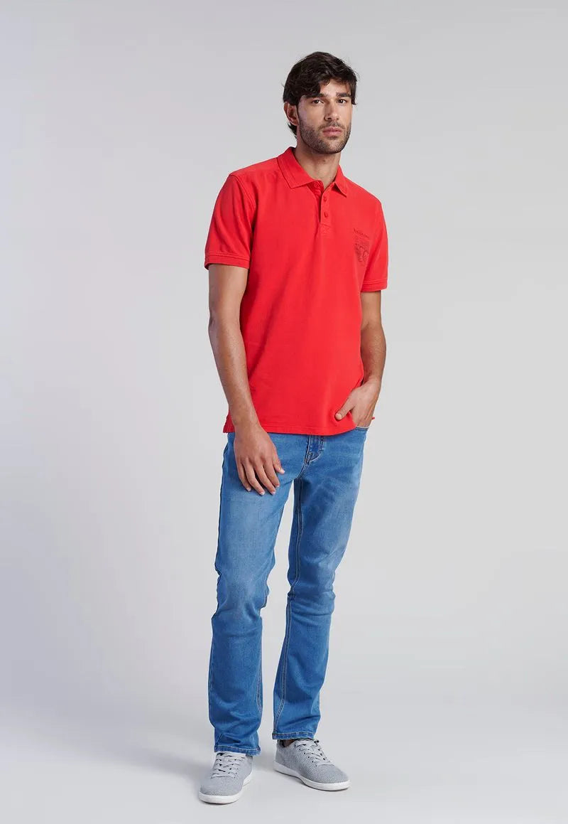 Polera Hombre Polo Las Vegas Red