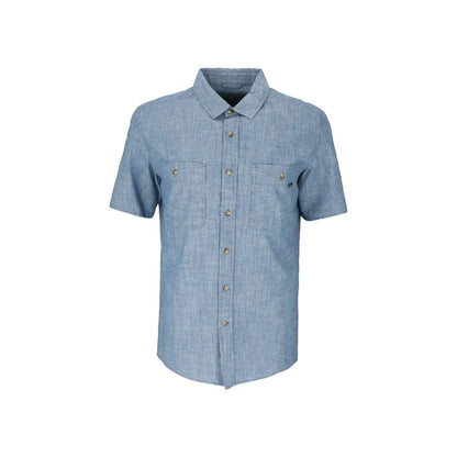 camisa-hombre-manga-corta-solden-melange-azul