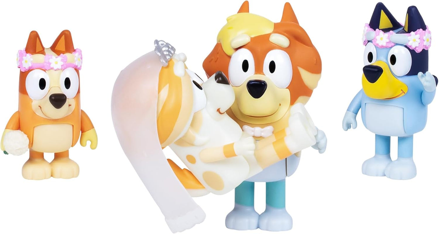 Figuras Bluey Wedding Time