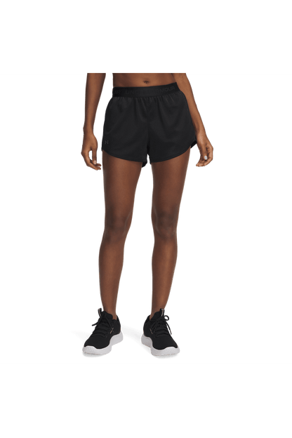 Shorts Mujer Tech Play Up Shine Negro