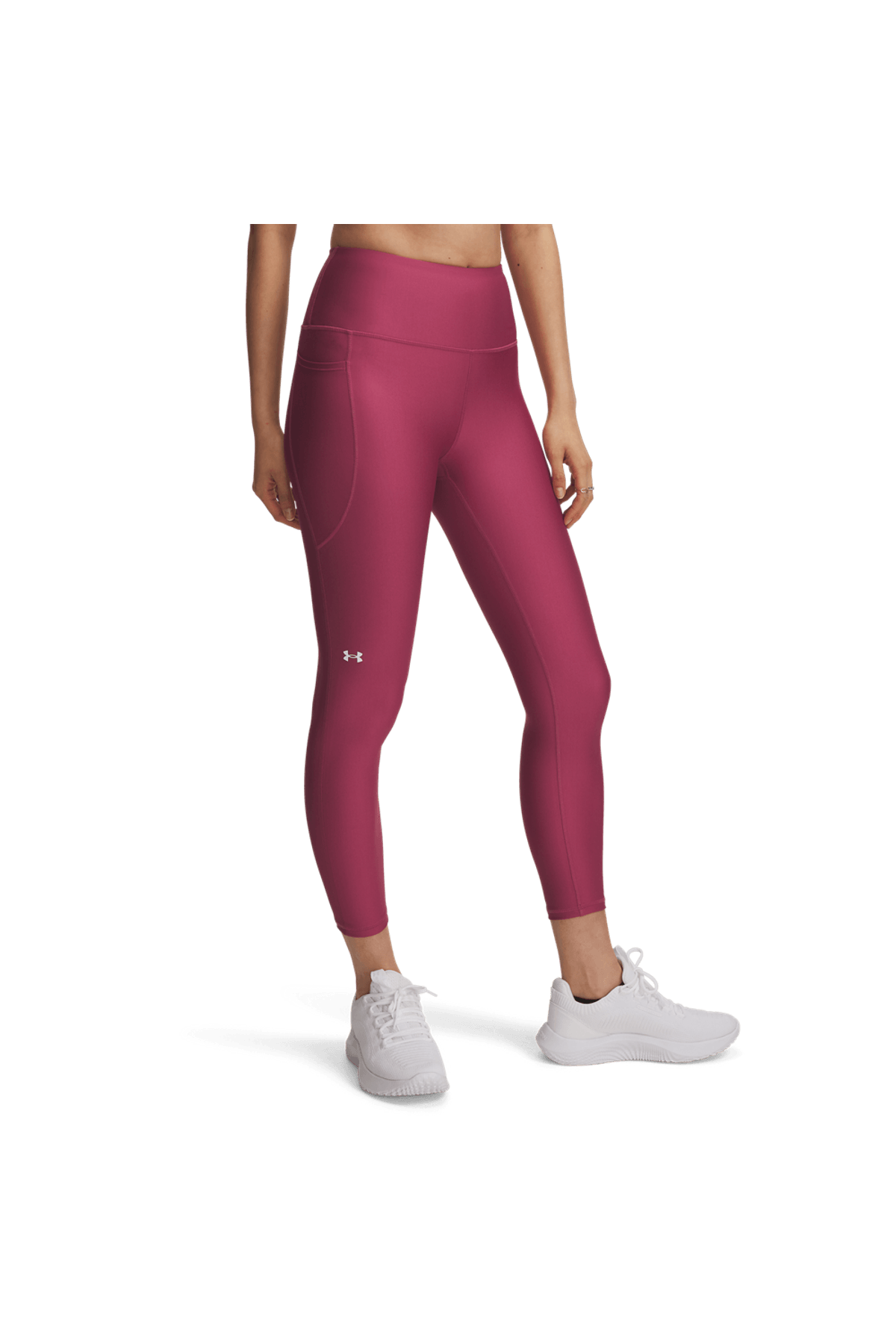 Calza Mujer Training Heat Gear Hi Ankle Morado