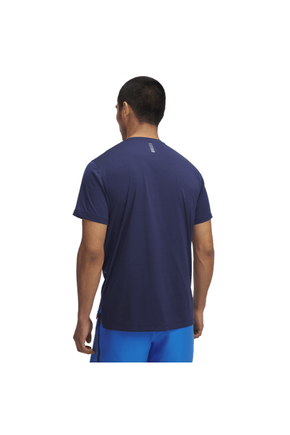 Polera Hombre Running Launch Shortsleeve Navy