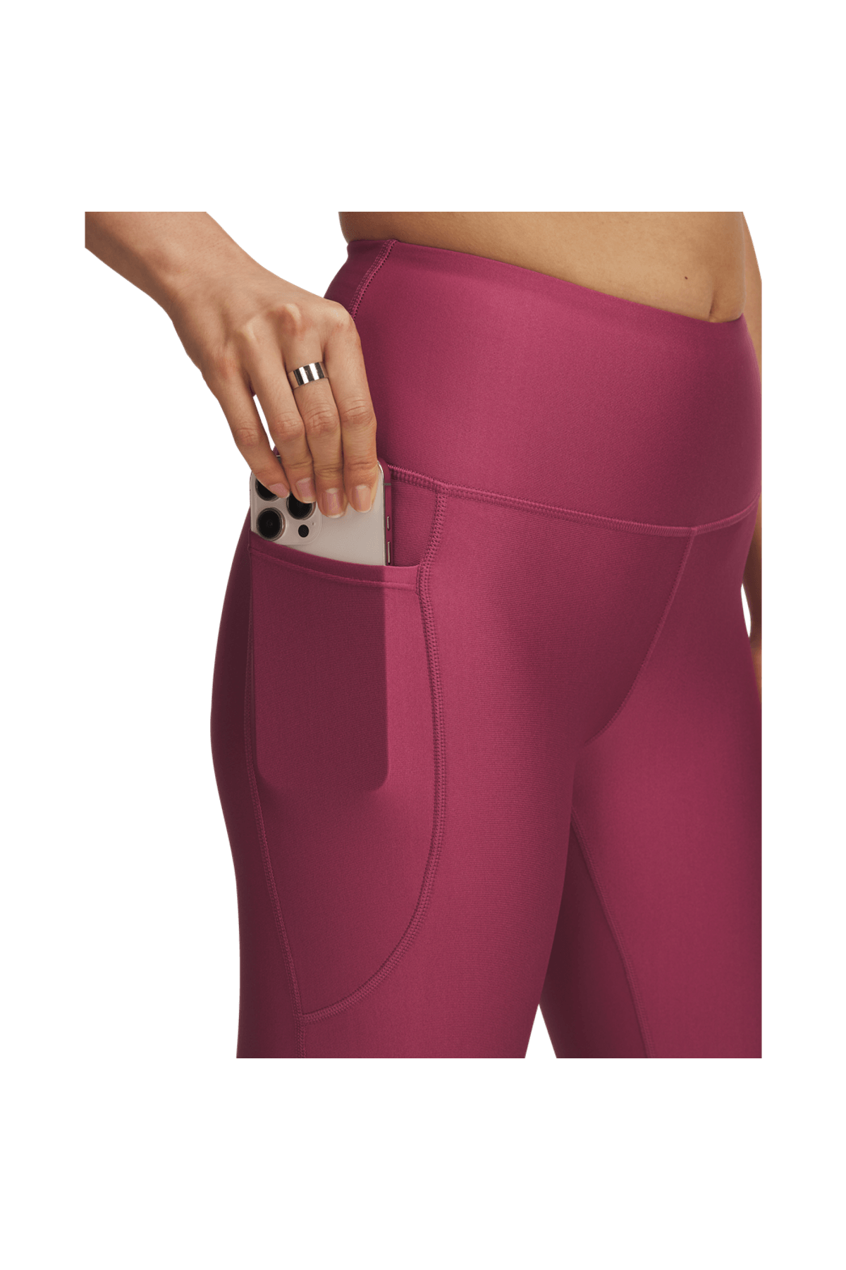 Calza Mujer Training Heat Gear Hi Ankle Morado