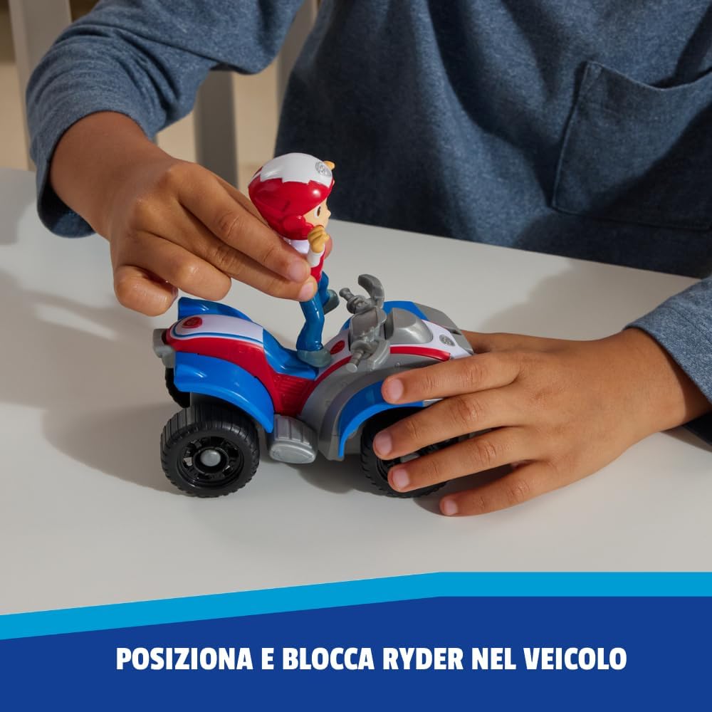 Vehículo Rescue Quad Paw Patrol figura de juguete Ryder