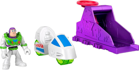Juego de lanzador con figura de acción Buzz Lightyear