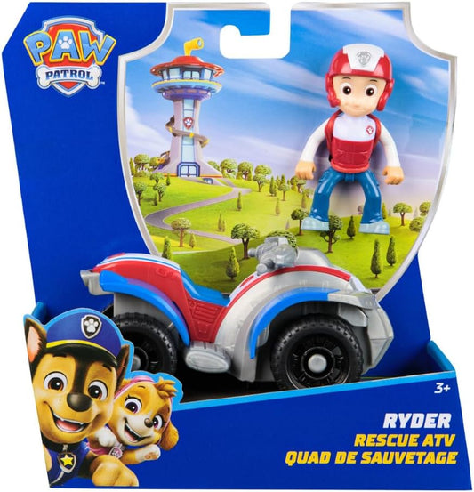 Vehículo Rescue Quad Paw Patrol figura de juguete Ryder