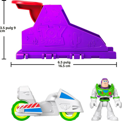 Juego de lanzador con figura de acción Buzz Lightyear
