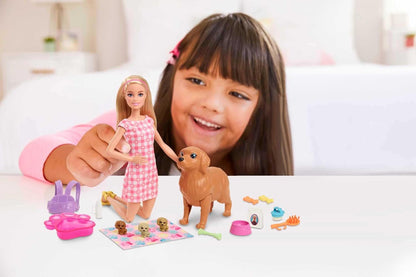 Muñeca Barbie Cachorros Recién Nacidos