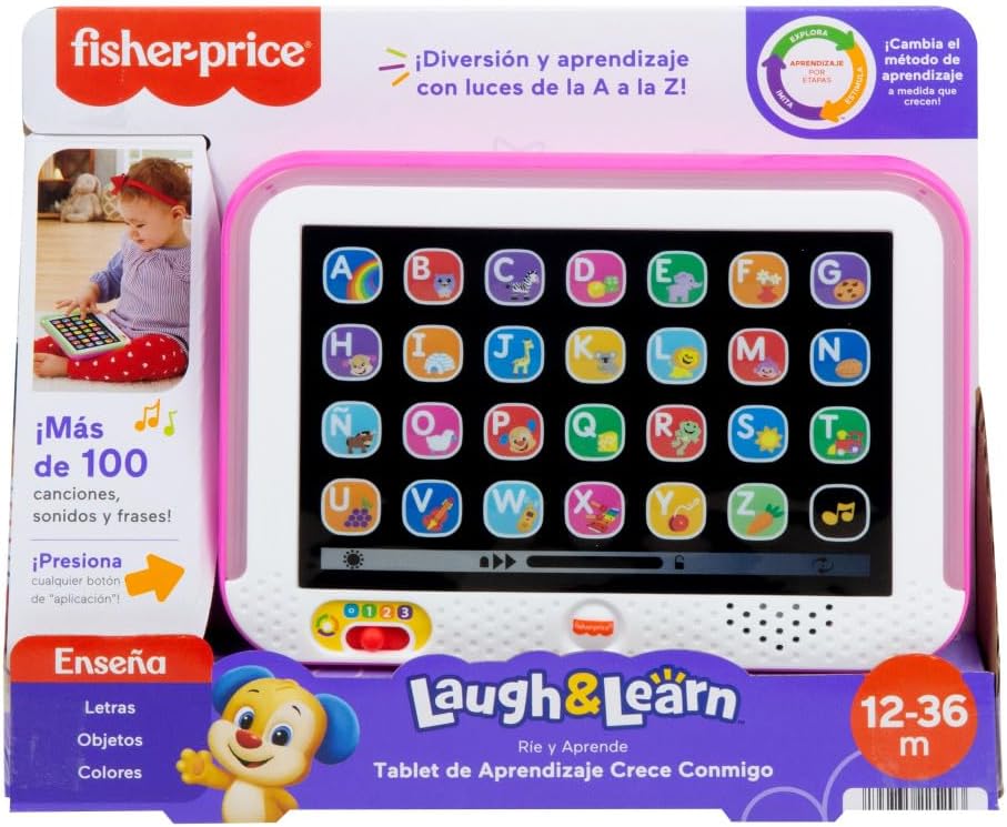 Tablet de Aprendizaje Crece Conmigo Rosa