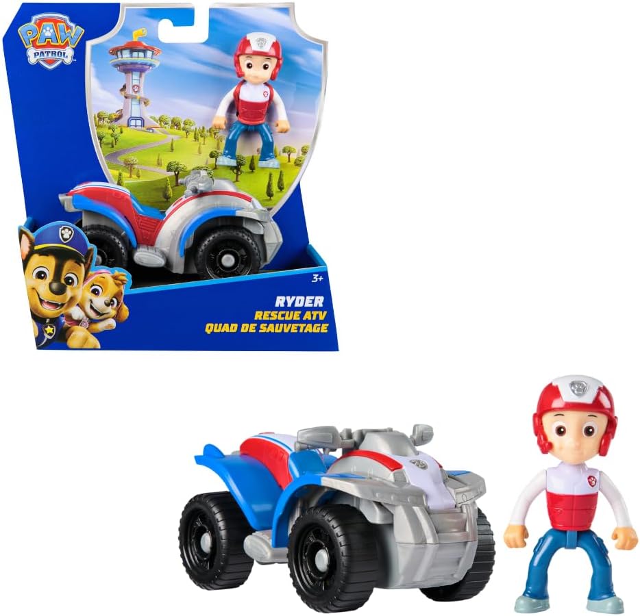 Vehículo Rescue Quad Paw Patrol figura de juguete Ryder