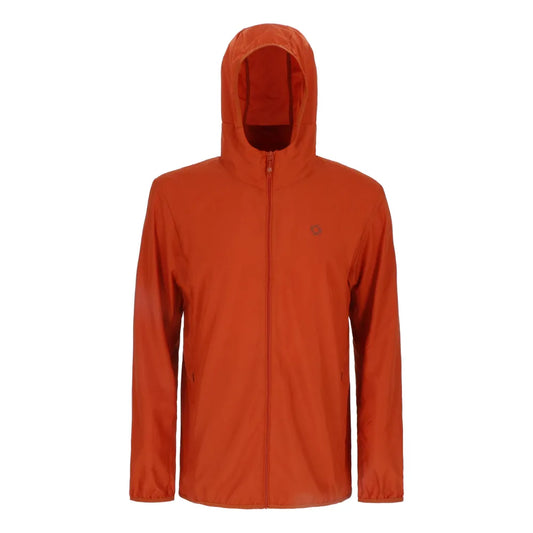 Chaqueta Hombre Compactable Airjkt Hoodie Naranja