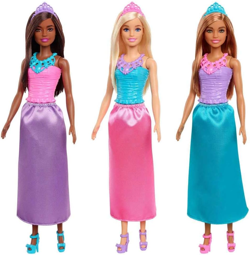 Muñeca Barbie Fantasía Princesas con accesorios removibles