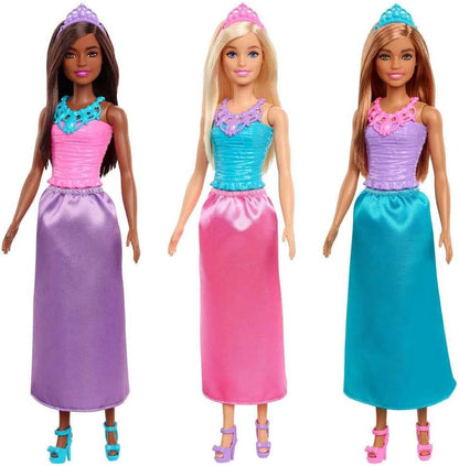 Muñeca Barbie Fantasía Princesas con accesorios removibles