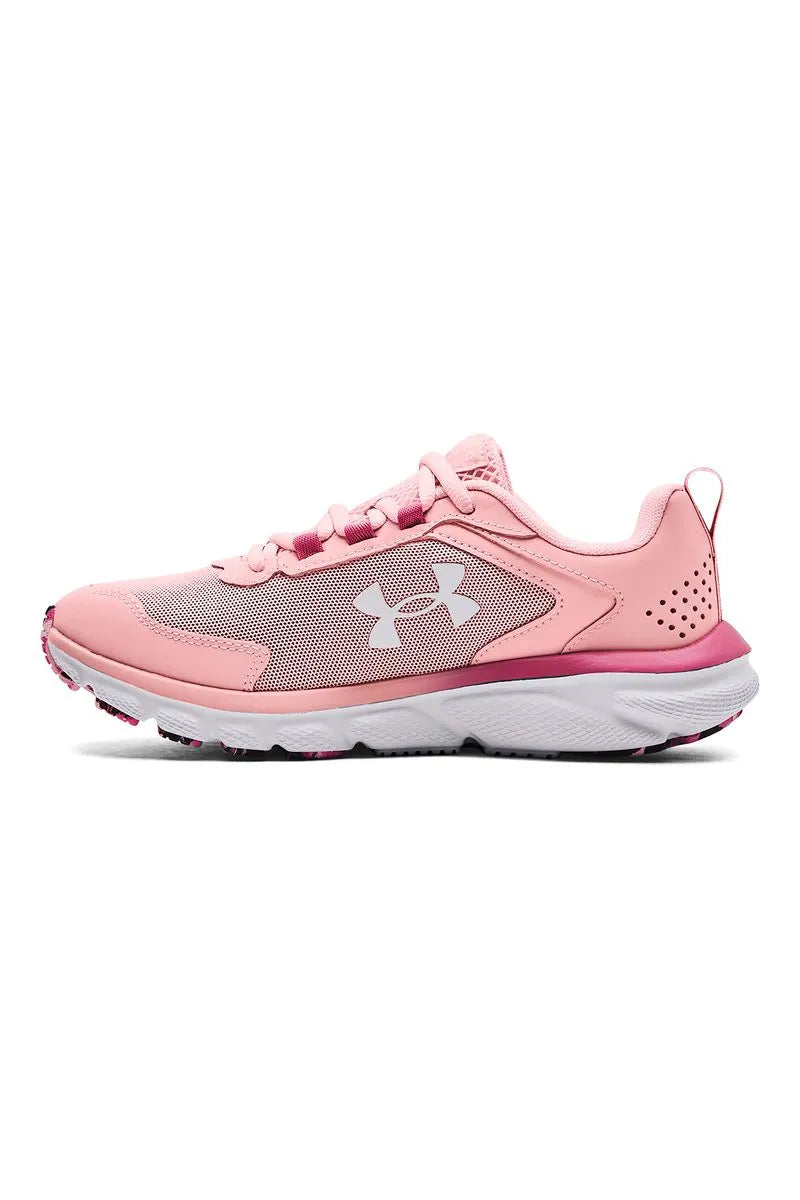 Zapatillas Mujer Running UA Charged Assert 9 Rosado/Gris