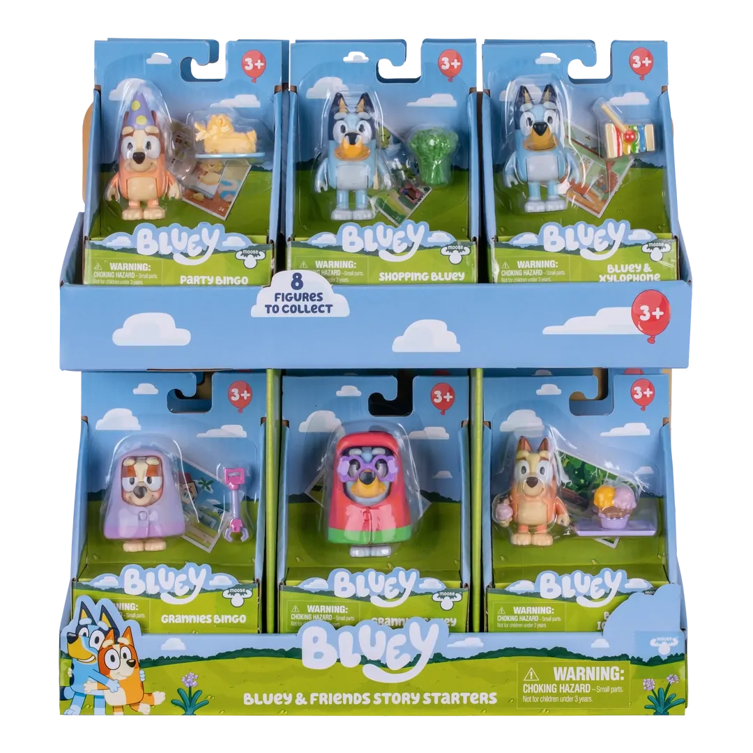 Figuras de la serie Bluey