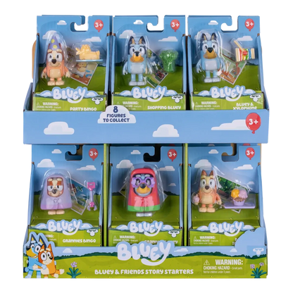 Figuras de la serie Bluey