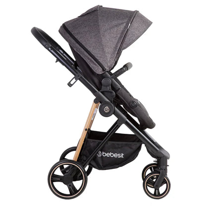 Coche Cuna Travel System Cosmos Negro