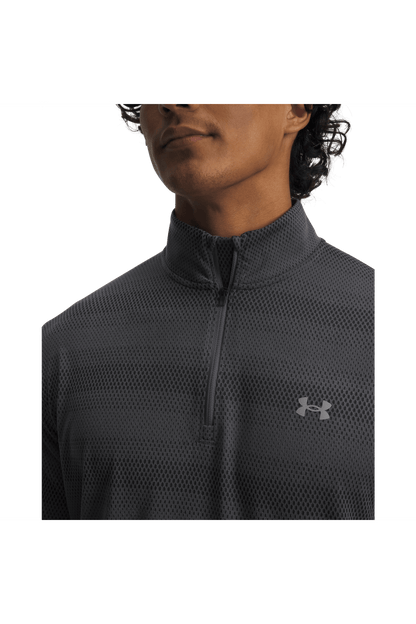 Polera Hombre Manga Larga Velociti Gris