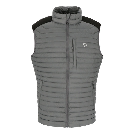 Parka Hombre Térmica sin Mangas Aki Gris Oscuro