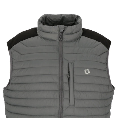 Parka Hombre Térmica sin Mangas Aki Gris Oscuro